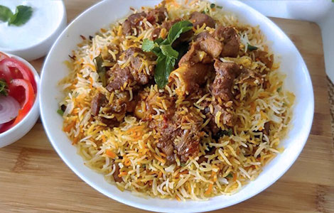 Beef biryani
